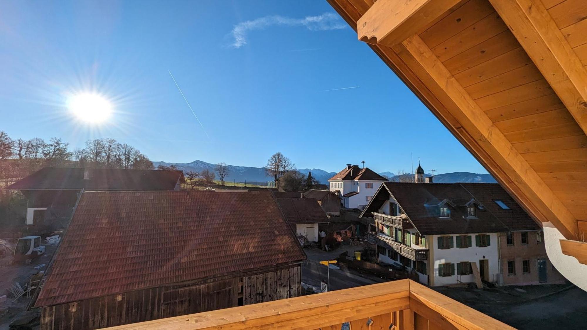 Liboria I Traumhafte Ferienwohnung In Aidling Am Riegsee Mit Atemberaubendem Panoramablick! 外观 照片