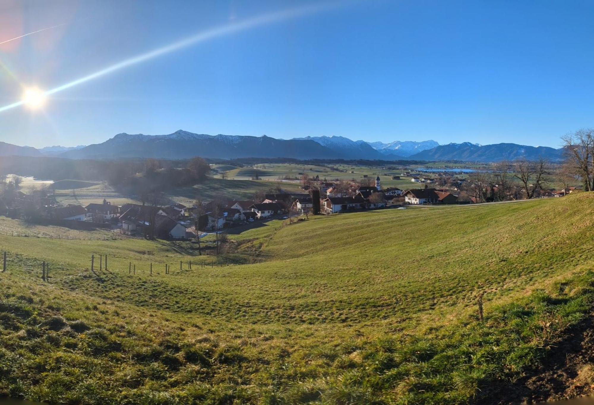 Liboria I Traumhafte Ferienwohnung In Aidling Am Riegsee Mit Atemberaubendem Panoramablick! 外观 照片