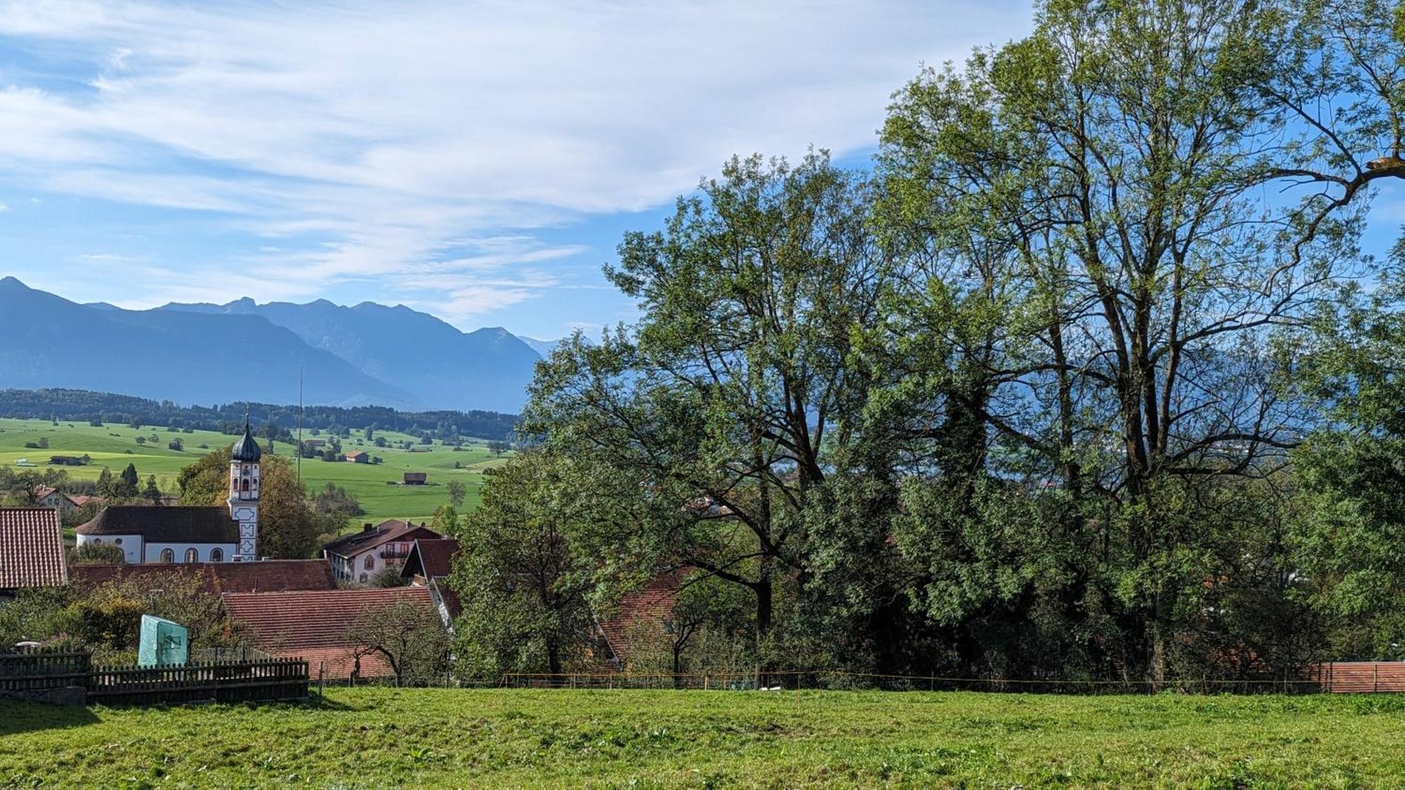 Liboria I Traumhafte Ferienwohnung In Aidling Am Riegsee Mit Atemberaubendem Panoramablick! 外观 照片